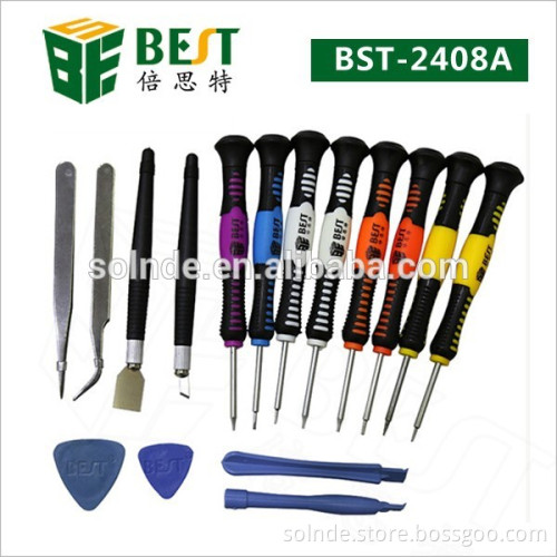 BEST 2408A 16pcs in one set screwdriver set mobile phone repair tool kit